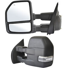 Pair Towing Mirrors for 2018 2019 2020 Ford F150 Truck Power Heated Signal LH RH picture