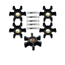 (5 pack) Utility Water Transfer Pump Impeller w/ Lube Fits 1/10 HP & 1/12 HP picture