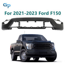 For 2021 2022 2023 Ford F-150 Black Steel Front Bumper Without Sensor Holes picture