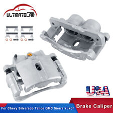 Pair Front Brake Calipers For Chevy Silverado 1500 Avalanche GMC Sierra Yukon picture