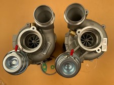 TWO Billet Twin Turbo 790484 + 790463 for BMW X5M X5 M X6 M X6M Sport S63 4.4L picture