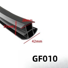 EPDM Solar Panels Gap Dense Rubber T-Gasket Water Seal Strip 100 Feet 42*27*28MM picture