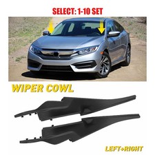 Windshield Wiper Cowl Panel Covers Trim For Honda Civic 16-20 74220TEAT00 2-20x picture