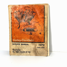 Vintage 1970-1978 Harley Sportster Service Manual + 1986 Keihin Carburetor Guide picture