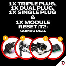 1TS 1DS 1SS 1MCU (1X Triple, 1X Dual, 1X Single, 1x SRS) SEAT BELT MCU SRS RESET picture
