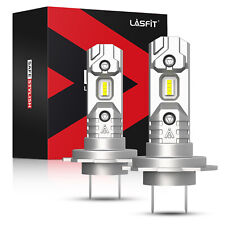 Lasfit 2x H7 LED Headlight Bulbs Low Beam Conversion Kit Cool White 6000K Lamps picture