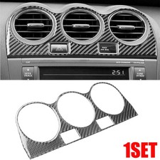 For Nissan Altima 08-12 Real Teana Carbon Fiber Central Air Vent Outlet Cover US picture