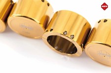 MAPD Titanium Caliper Pistons 4pc Yamaha R1 R6 Twin Star PVD Gold picture