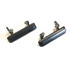 ALL-METAL EXTERIOR DOOR HANDLES / BLACK - SAMURAI '80-'95 picture