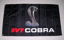 SVT COBRA 3'X5' FLAG BANNER FORD SHELBY GARAGE MAN CAVE GT500 FAST SHIPPING picture