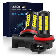 AUXITO LED Fog Driving Light H11 H16 H8 6000K Super Bright Bulbs 5630SMD 2000LM picture