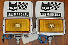 Vtg NOS MARCHAL 850 GT FOG LIGHTS W / COVERS Jeep CJ7 JAMBOREE Wagoneer Cherokee picture