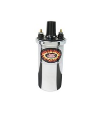 Pertronix Flame Thrower Ignition Coil Black Chrome High Voltage Enhanced Perf... picture