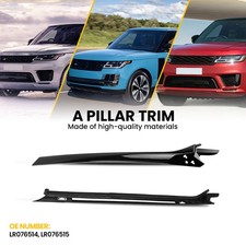 2Pcs A Pillar Molding Trim For 2014-2022 Land Rover Range Rover Sport LH & RH US picture