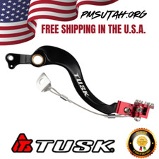 Tusk Brake Pedal 2002–2007 Honda CR250R CR 250R Foot Lever Black Red Aluminum picture