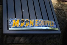 Vintage Bug Shield Visor Custom MOON Equipped Style Hot Rod Kustom Art picture