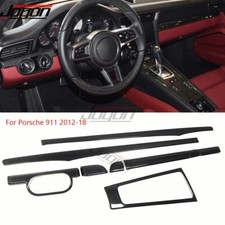 Real Carbon Interior Console Trim For Porsche 911 Carrera Targa Turbo 991 12-18 picture