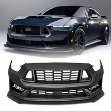 For 2015-2017 Ford Mustang To 24+ Dark Horse Style Front Bumper & Front Lip picture