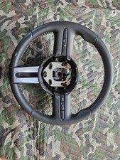 OEM 2007-2009 SHELBY MUSTANG GT500 STEERING WHEEL LEATHER RED STITCH 07 09 NOTE picture