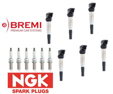 Six Bremi Ignition Coils w/NGK Spark Plugs BMW OE #'s: 12138616153 / 12120037663 picture