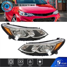 Headlights For 2016 2017 2018 2019 Chevrolet Cruze Sedan Pair LH+RH Headlamps picture