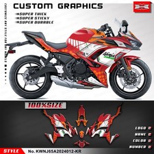 Kungfu Graphics Racing Sticker for Ninja650 Ninja 650 20-26 Vinyl Wrap Repair picture