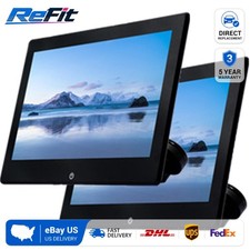 Rear Seat Entertainment System Car Headrest Monitor Touch Screen Mirror Link 2Pc picture