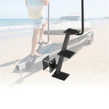 Uimoso Durable Boat Trailer Steps with Handle - 3-Step Side Mount Design picture
