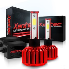 XENTEC 2x 9005 HB3 LED Headlight Bulb Conversion Kit High Beam 6000K White Light picture