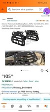 Xitomer Motorcycle Saddlebag Racks, Fit for NC 70OX 2012-2013 NC 750 X/DCT picture