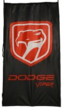 DODGE VIPER VERTICAL BLACK FLAG BANNER 5 X 3 FT 150 X 90 CM picture