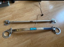 Nismo Old Logo Strut Bar Set R32 Skyline GTR BNR32 EL Emblem Badge Brace picture