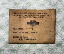 SEALED NOS TIMER SHAFT PINS 1548-36 255 QTY 2 OEM FLATHEAD KNUCKLEHEAD PANHEAD picture