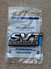 NOS 1999 2000 2001 FORD MUSTANG SVT COBRA R DECK LID EMBLEM OEM XR3Z-6342528-BA picture