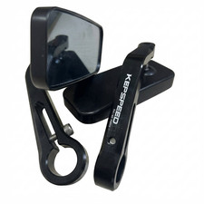 Kepspeed Universal Motorcycle Rearview Mirror Full Steel Heavy Duty Adjustable picture
