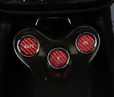 Fits Ferrari California 09-14 F1 Gear Button in Red Carbon Fiber Kit picture