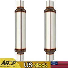 2PCS 2.5'' Moderate Muffler Resonator 2.5 in Exhaust Resonator picture