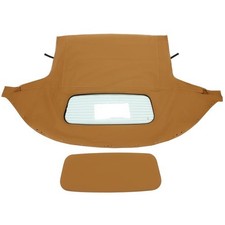 HECASA Tan Convertible Soft Top For Mazda Miata 90-97 99-05 with Glass Window picture