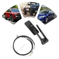 Aluminium Alloy Accelerator Pedal, Universal Black Accelerator Pedal With Cable picture