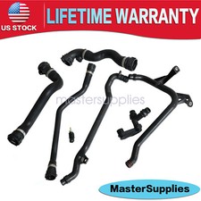 New 7 Pcs Set Expansion Tank Coolant Radiator Hose Kit For 2005 BMW 325i 2.5L picture