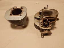 TRIUMPH CUB SQUARE BARREL TOP END CYLINDER & HEAD .040 T20 70-6093 picture