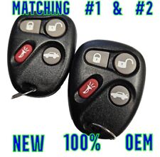2X PAIR NEW GENUINE OEM 2003-2007 CADILLAC CTS KEYLESS 12223130-50 #1 & #2 picture