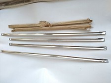 Fiat 1100 R Door Molding Trims Original 4 PCS Right and Left Exterior Italy . picture