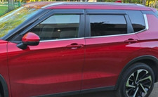 AVS Smoke Rain Guards Vent Visors 3M Tape-On for 2022-2024 Mitsubishi Outlander picture