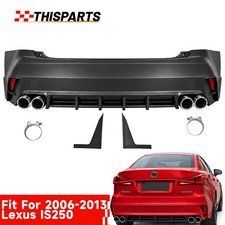 Complete Rear Bumper Kit Conversion To F Sport Style Fits 2006-2013 Lexus IS250 picture