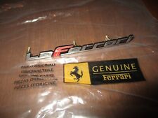 Extremely rare out of production Ferrari LaFerrari factory supercar emblem logo picture