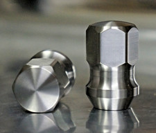 ZAKGEAR Closed End Titanium Wheel Lug Nut 12x1.5 19mm 60deg Acorn Seat 20x picture