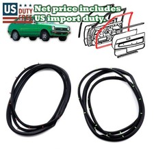 Fit 78-84 Toyota Starlet 3-Door KP60 KP61 KP62 Front Door Weatherstrip Seal Pair picture