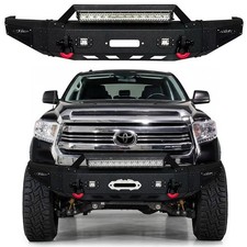 Vijay New Front Bumper w/ Winch Plate LED Lights For 2014-2021 toyota Tundra picture