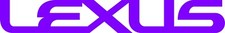 Custom Lexus Word Die Cut Vinyl Decal Shorter Sizes Multiple Colors and Sizes picture